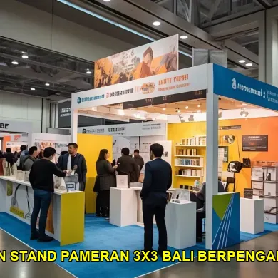 desain stand pameran 3x3 bali berpengalaman